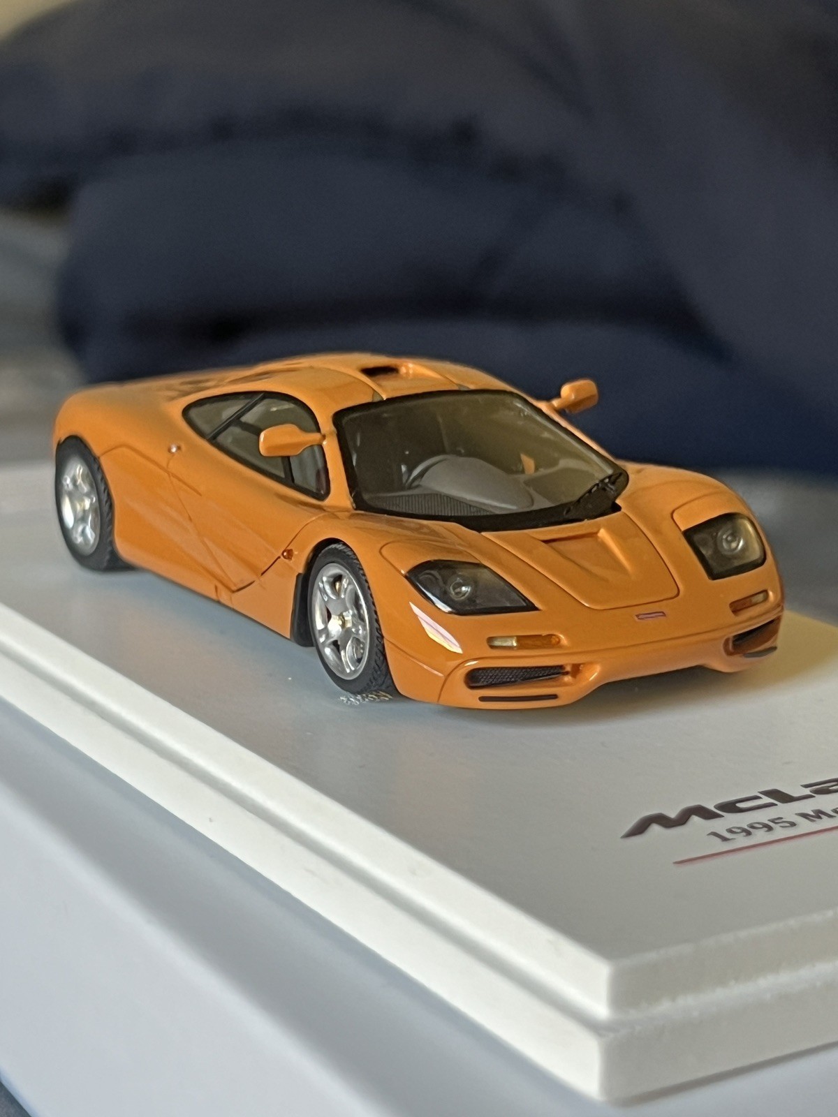 TSM 1:43 McLaren F1 High Mirrors Papaya Orange Diecast Model (TSM134326) RARE