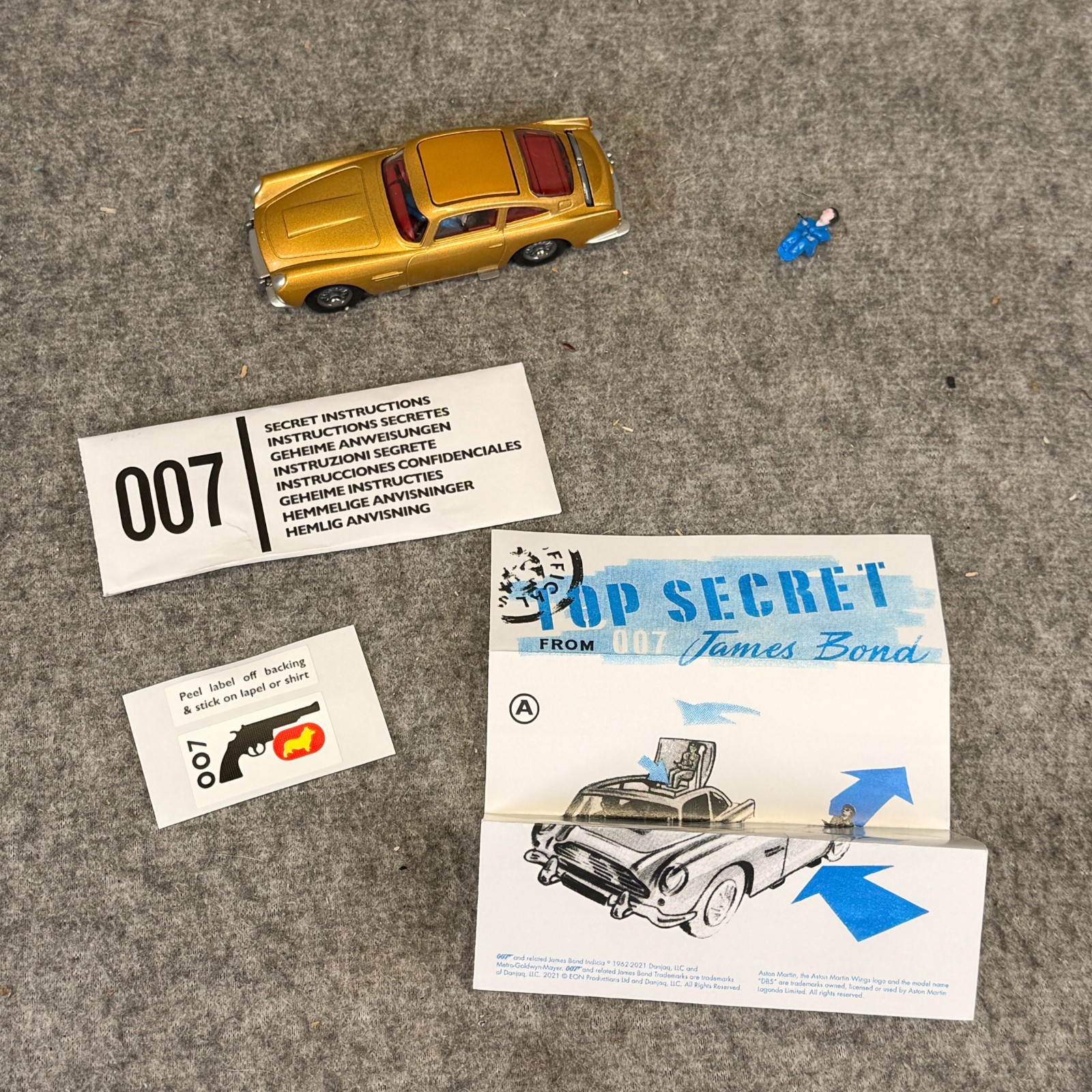 Corgi Model Club 261 James Bond’s Gold Aston Martin D.B.5 2023 MIB