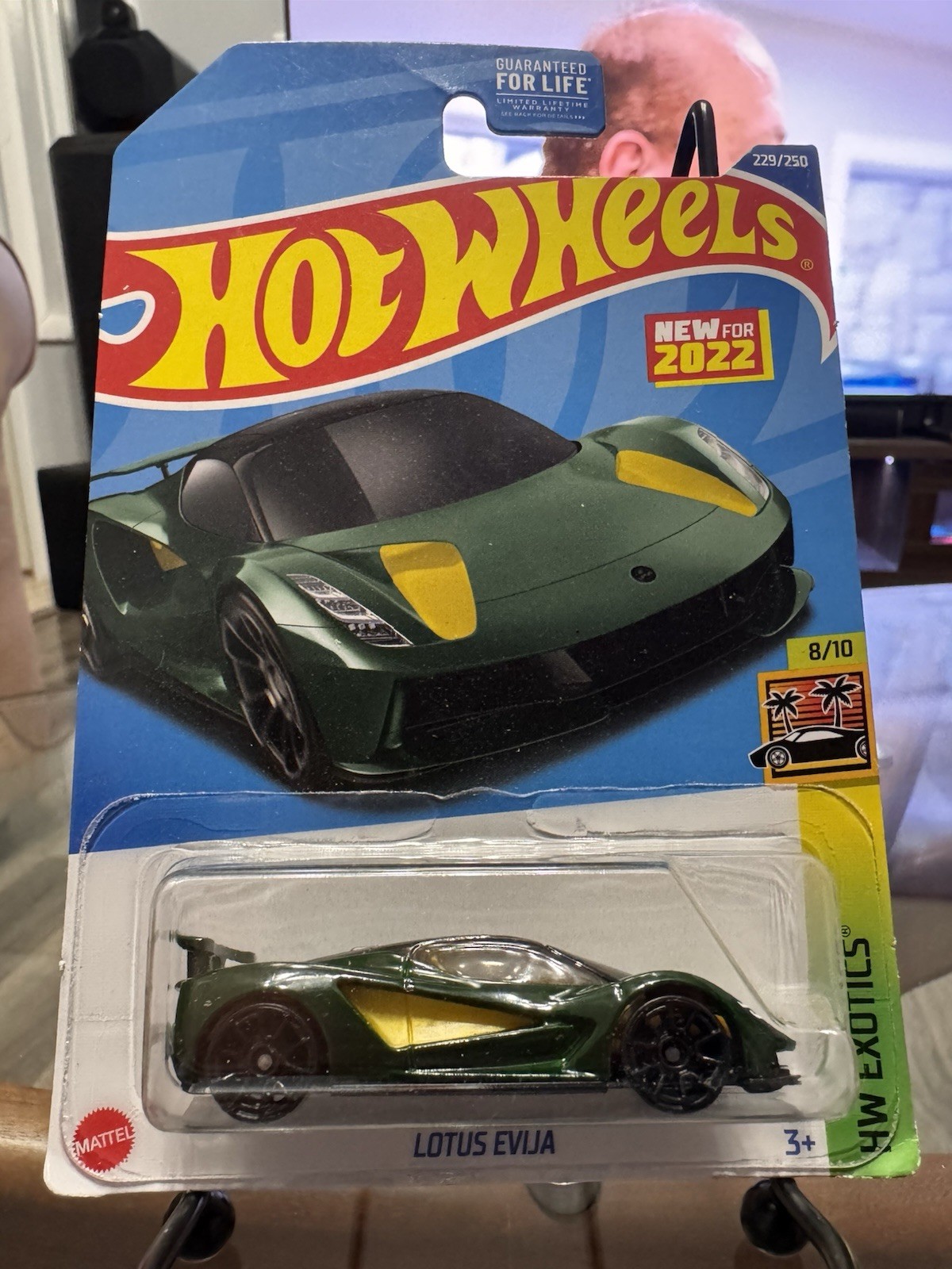 Hot Wheels Lotus Evija 1:64 Green Yellow Black Matte Diecast Car HW Exotics 2022
