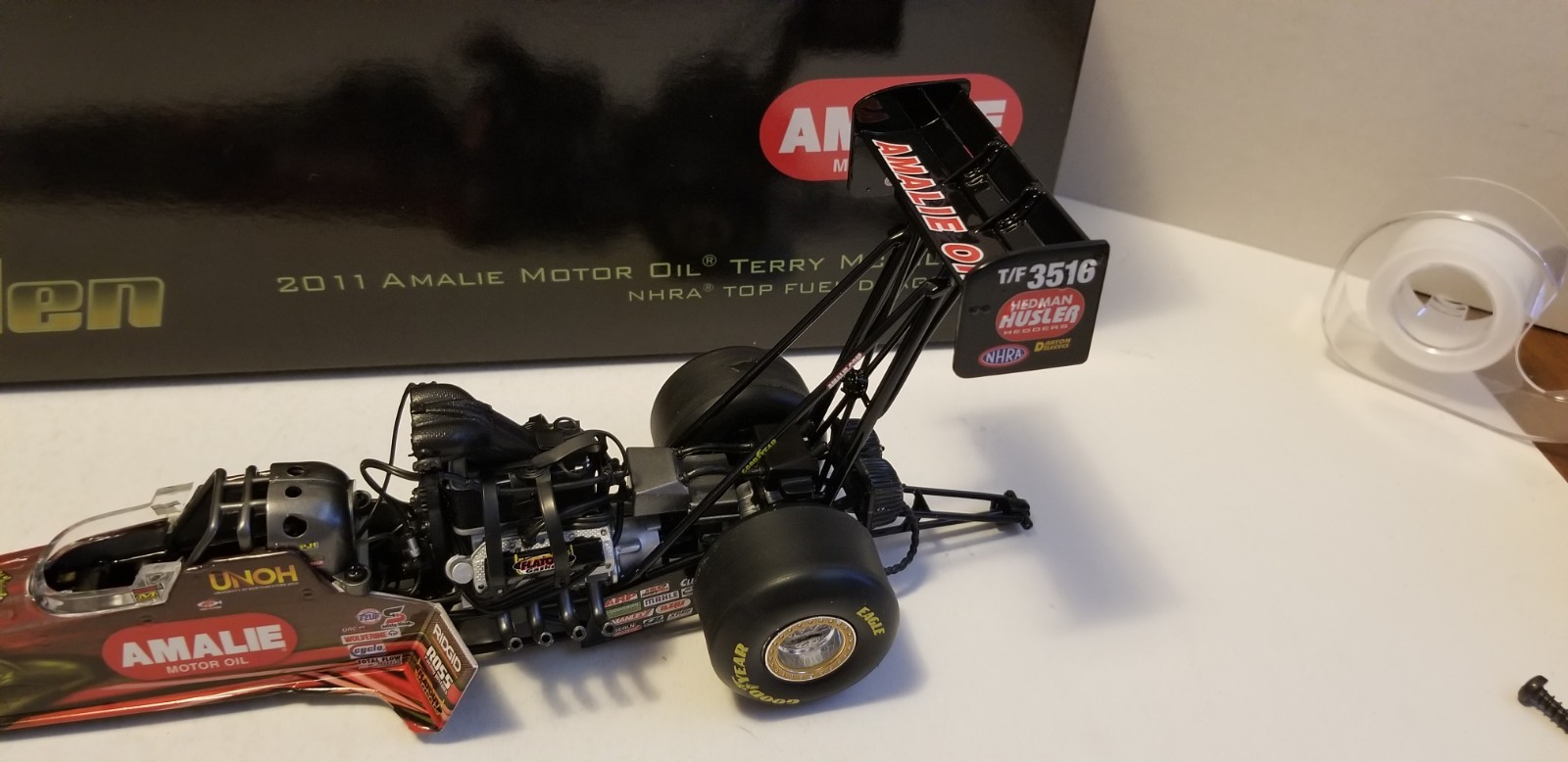 Terry Mcmillen 2011 AMALIE MOTOR OIL NHRA Top Fuel Dragster 1/24 By AUTO WORLD
