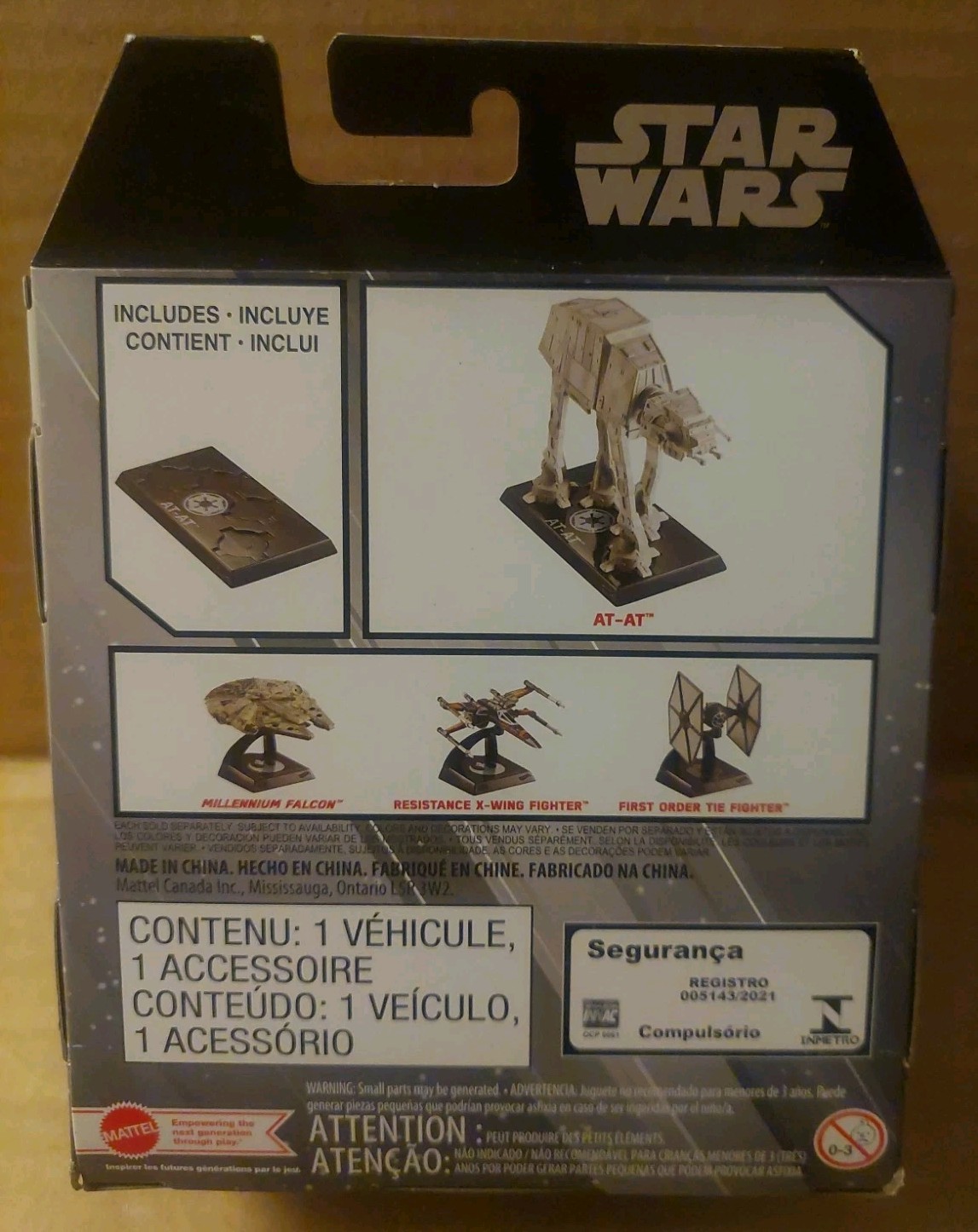 Hot Wheels Star Wars Starships Select AT-AT #15 New Die Cast HHR23 RARE