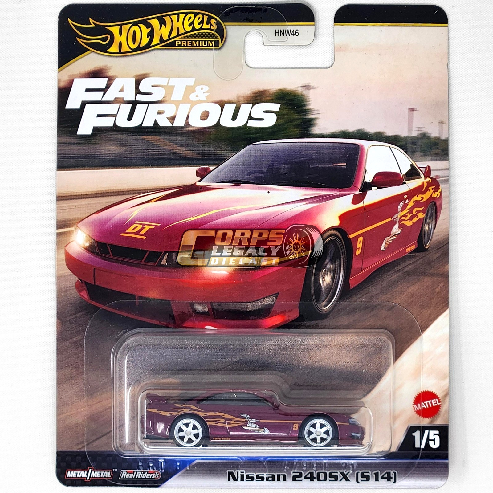Hot Wheels Fast & Furious Premium Car Culture – 2025 L Case – 5 Cars Set