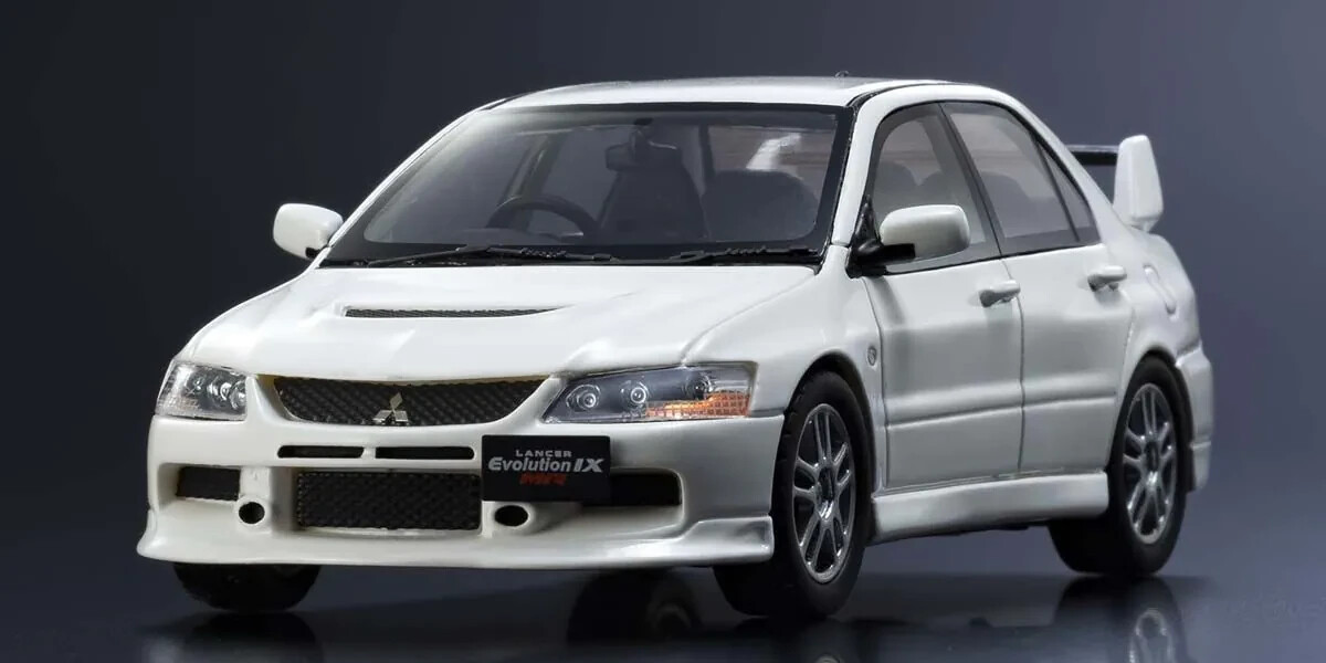 KYOSHO ORIGINAL 1/43scale Mitsubishi Lancer Evolution IX MR (White) KSR43111W