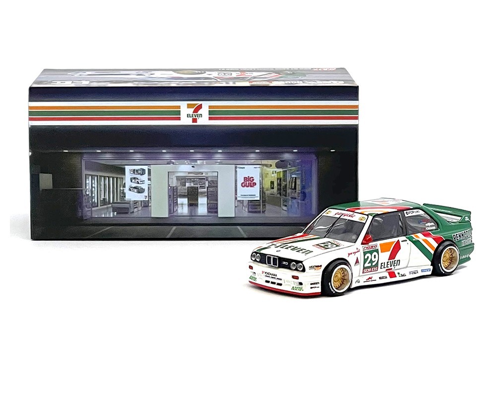 Kaido House x Mini GT 1:64 BMW M3 Kaido Works Larry Chen V1 7-Eleven KHMG217