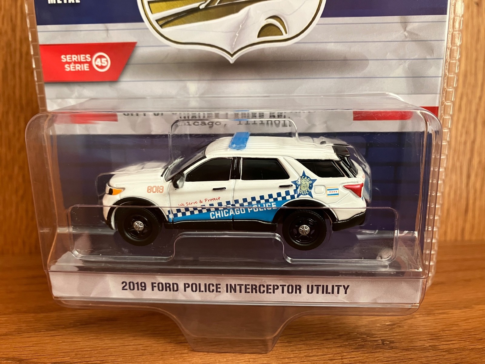 Greenlight Hot Pursuit 1/64 Chicago Police 2019 Ford Police Interceptor Utility