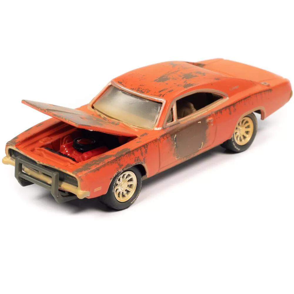 Johnny Lightning 1969 Dodge Charger Barn Finds 1/64 Diecast Dukes Exclusive NEW