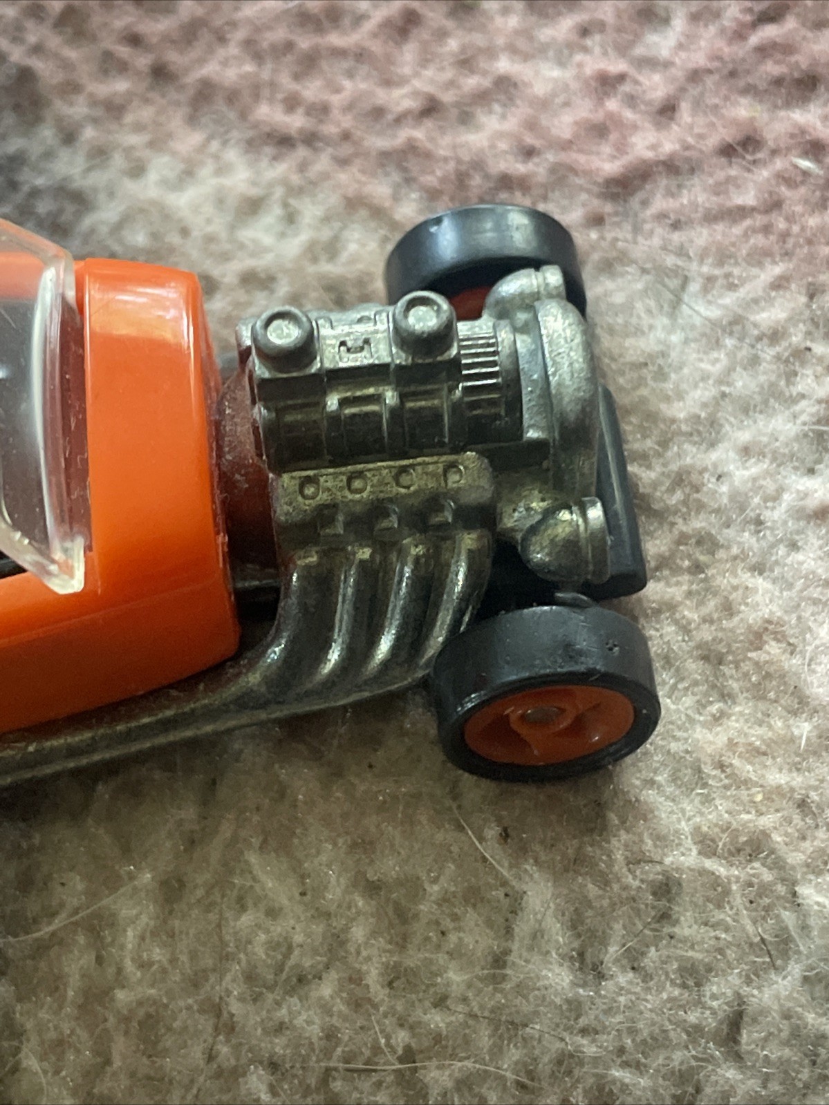 Hot Wheels 1993 Orange Ford Roadster Diecast Toy Car Hot Rod Rat Rod Free Ship