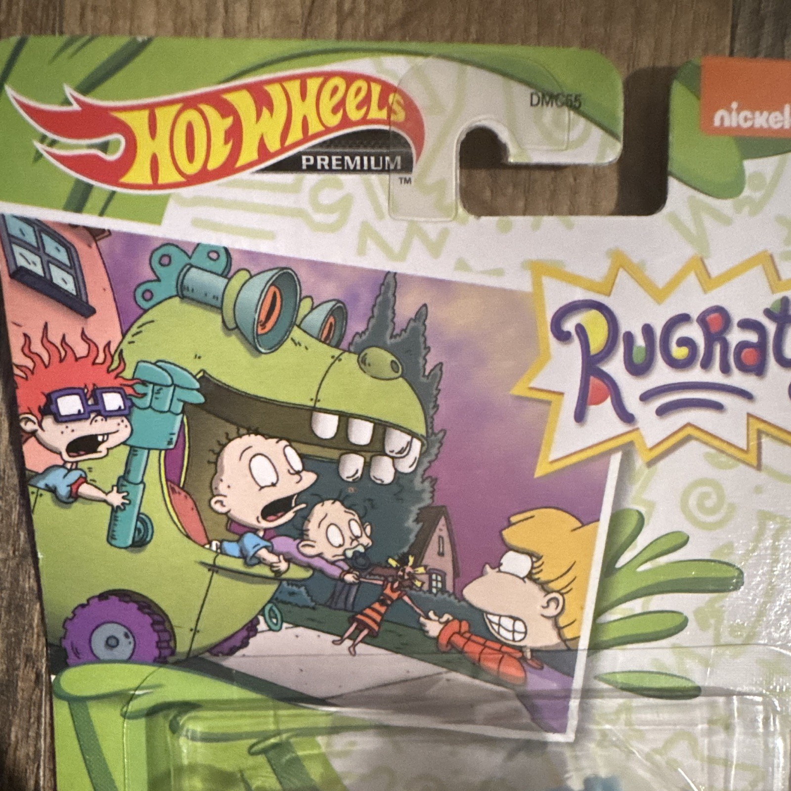 Hot Wheels Premium Rugrats Reptar Wagon Green Diecast 1:64 Unopened