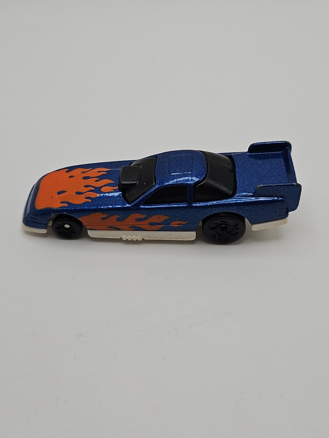 1993 Hot Wheels Blue Flames Funny Dragster Drag Race Car Diecast Toy Mattel