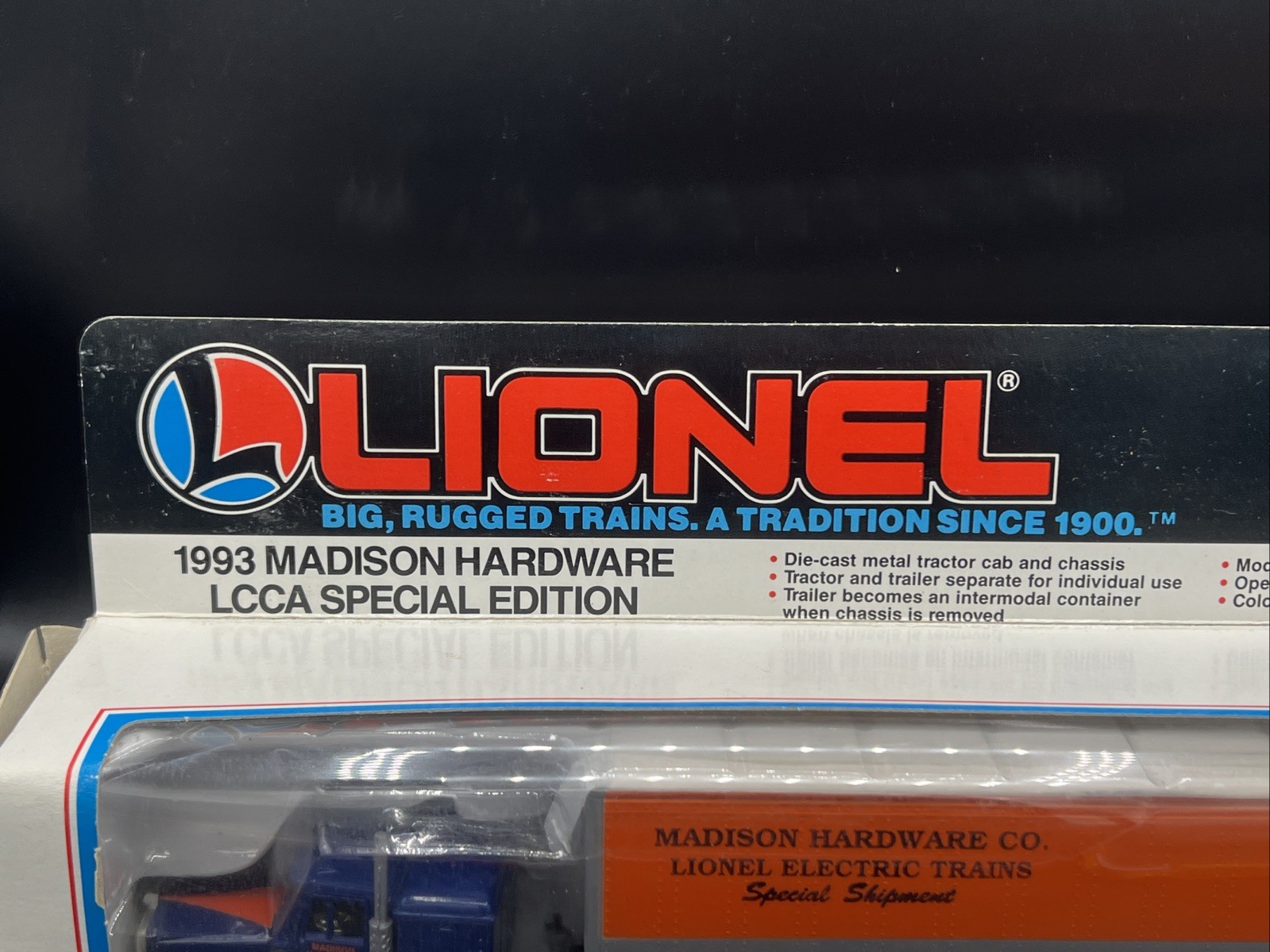 Lionel Trains Madison Hardware LCCA Special 6-52025 1993 Vtg *read*