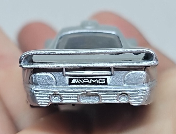 Maisto Mercedes Benz CLK-GTR Street Version Silver 1:64 *Loose EUC C118