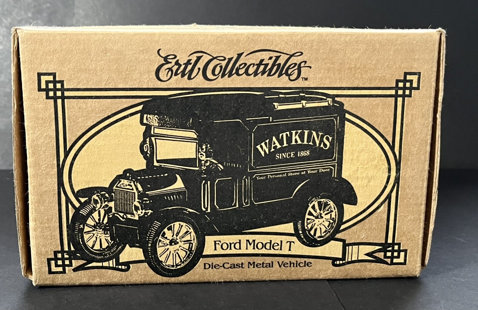 Vintage 1995 Ertl Collectibles Watkins Ford Delivery Model T #F435 Coin Bank