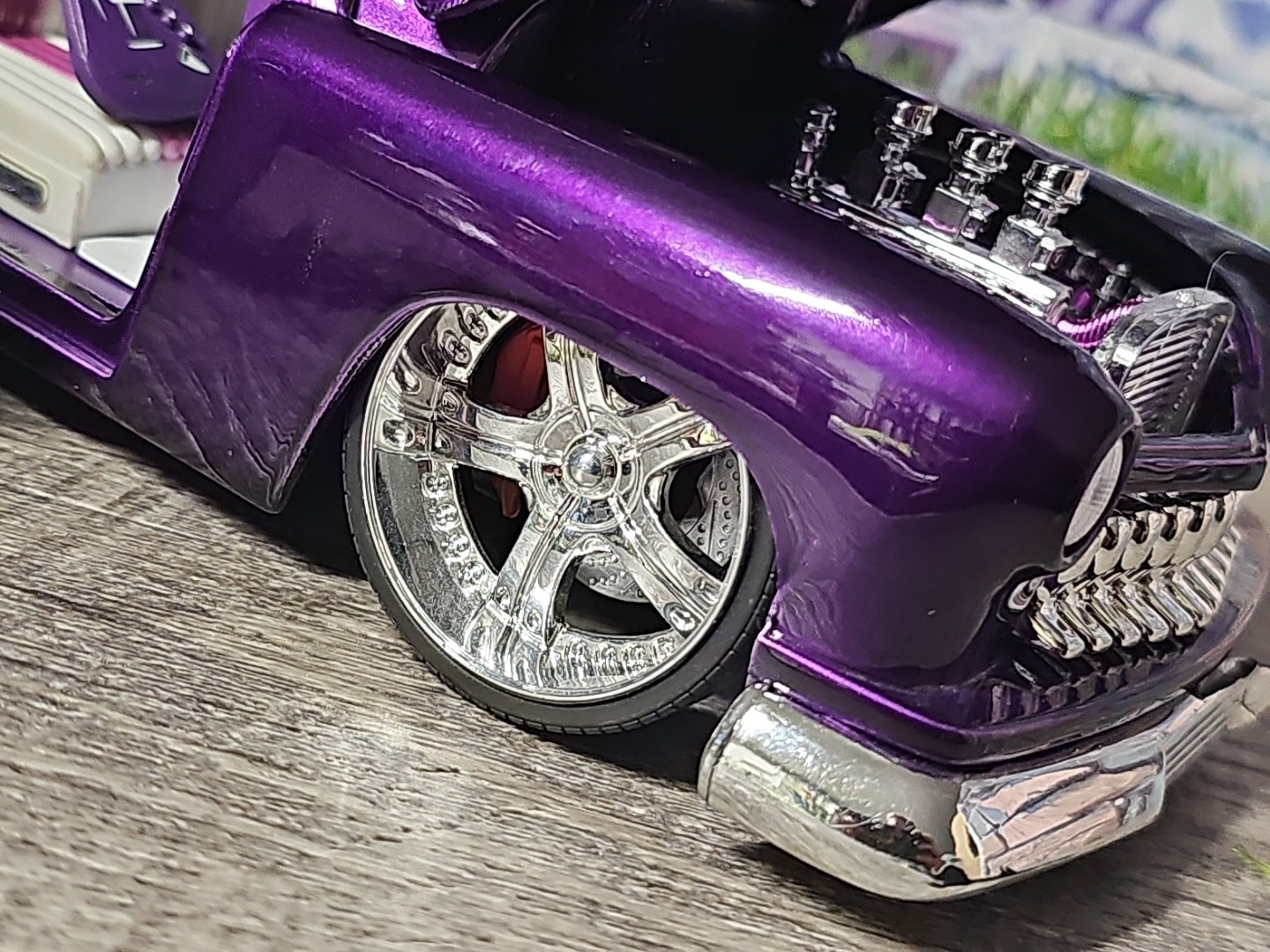 HTF Vntg 2004 Jada DUB City Oldskool 1951 Mercury Coupe Purple 1:18 NO BOX