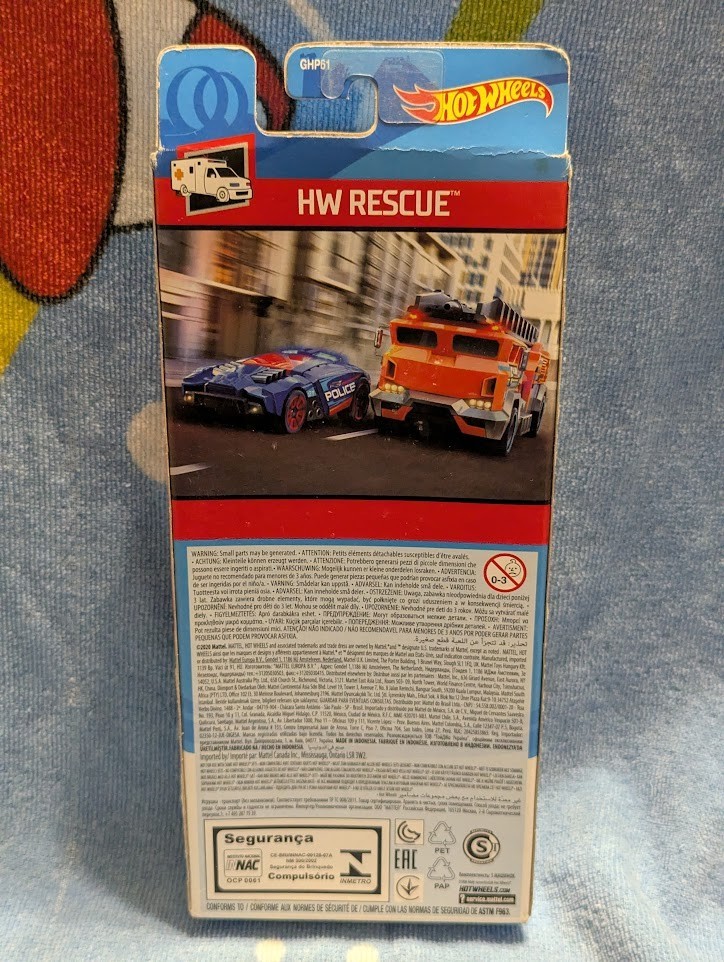 Hot Wheels 5 Pack HW Rescue 2021 Police Fire Ambulance Patrol Car Fire Chief new