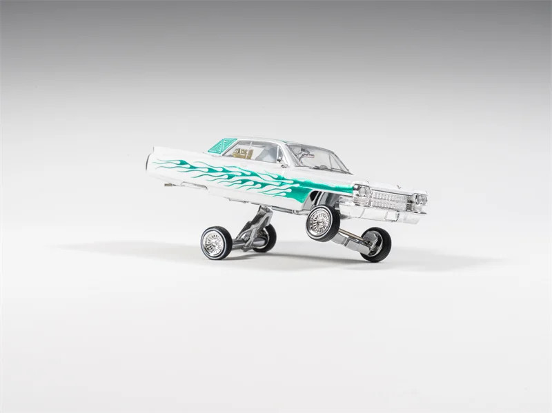 97M 1:64 1964 Coupe Coupe DeVille LowRider Diecast Model Car