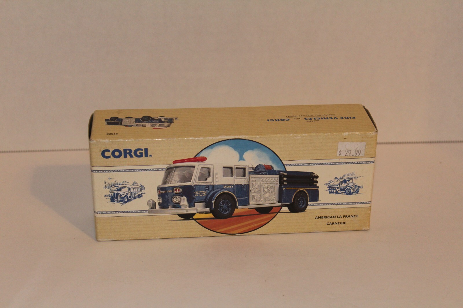 1993 Mattel United Kingdom UK Limited Corgi Classic Fire Vehicle Diecast #97323