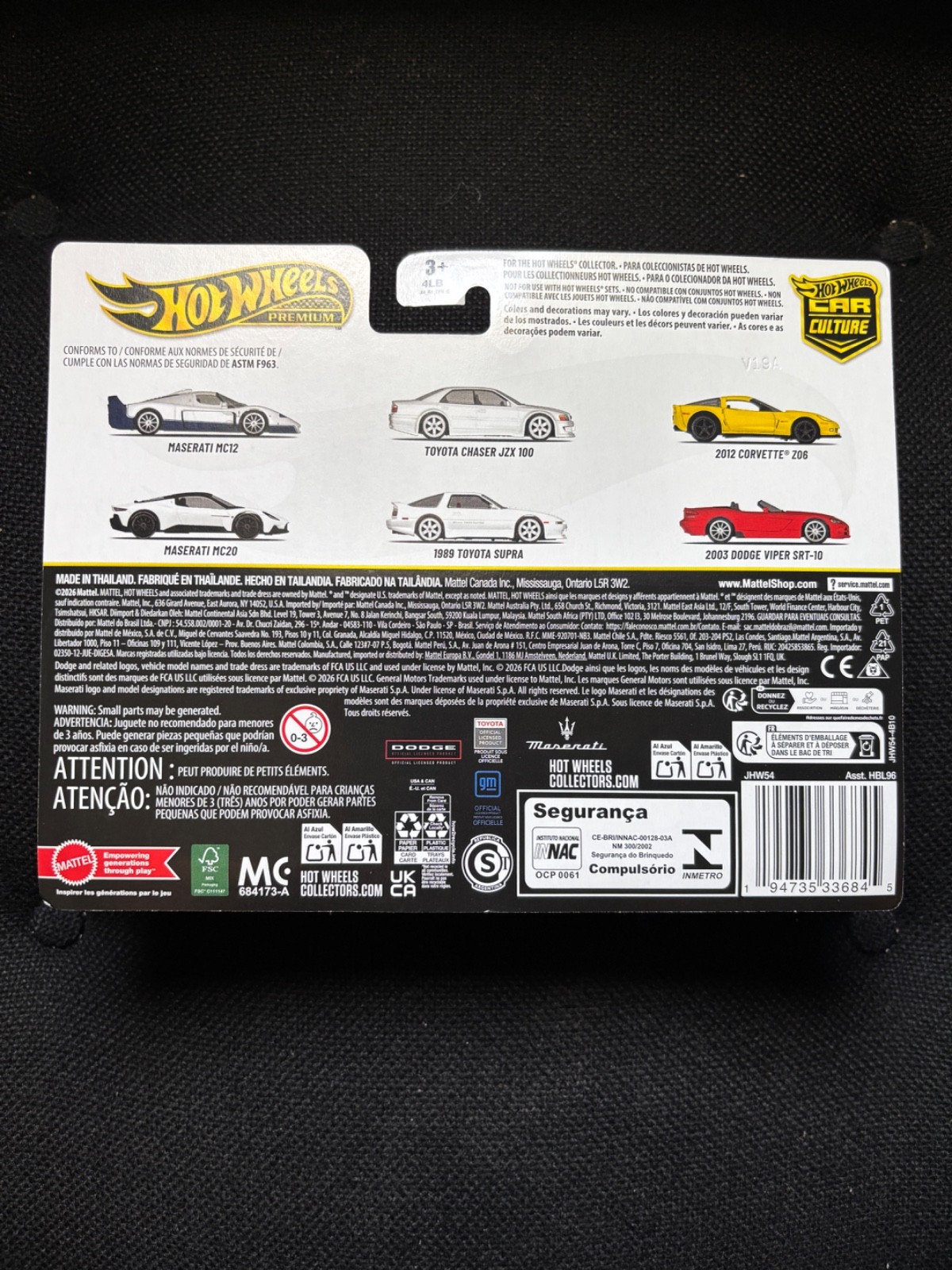2026 Hot Wheels Premium Car Culture 2-Pack Mix 3 CORVETTE & DODGE VIPER – New