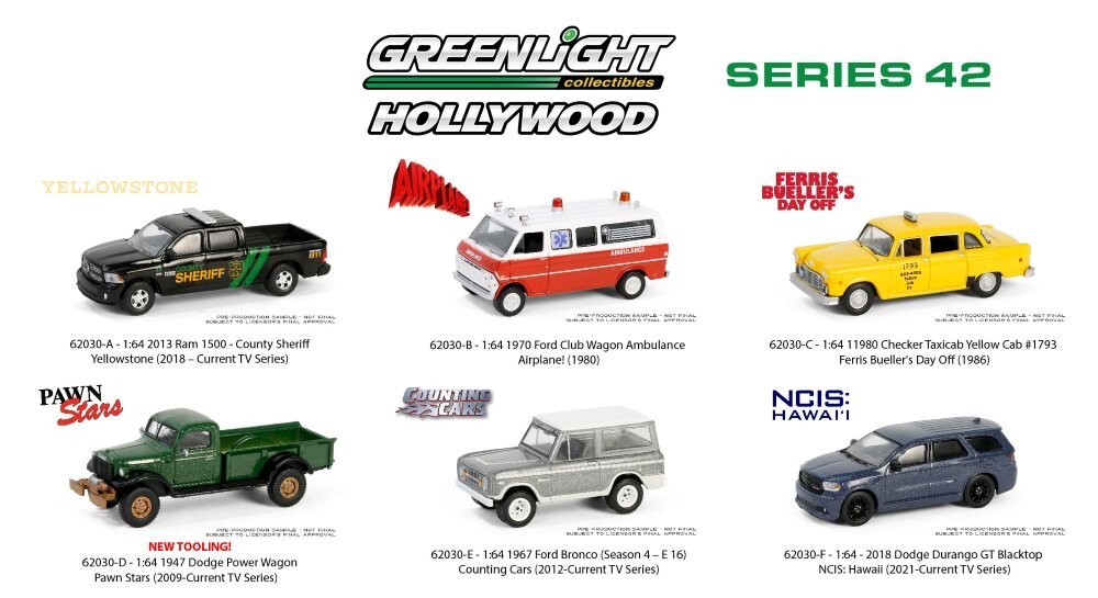Greenlight 1:64 Hollywood Series 42 – NCIS: Hawaii-2018 Dodge Durango Car Model