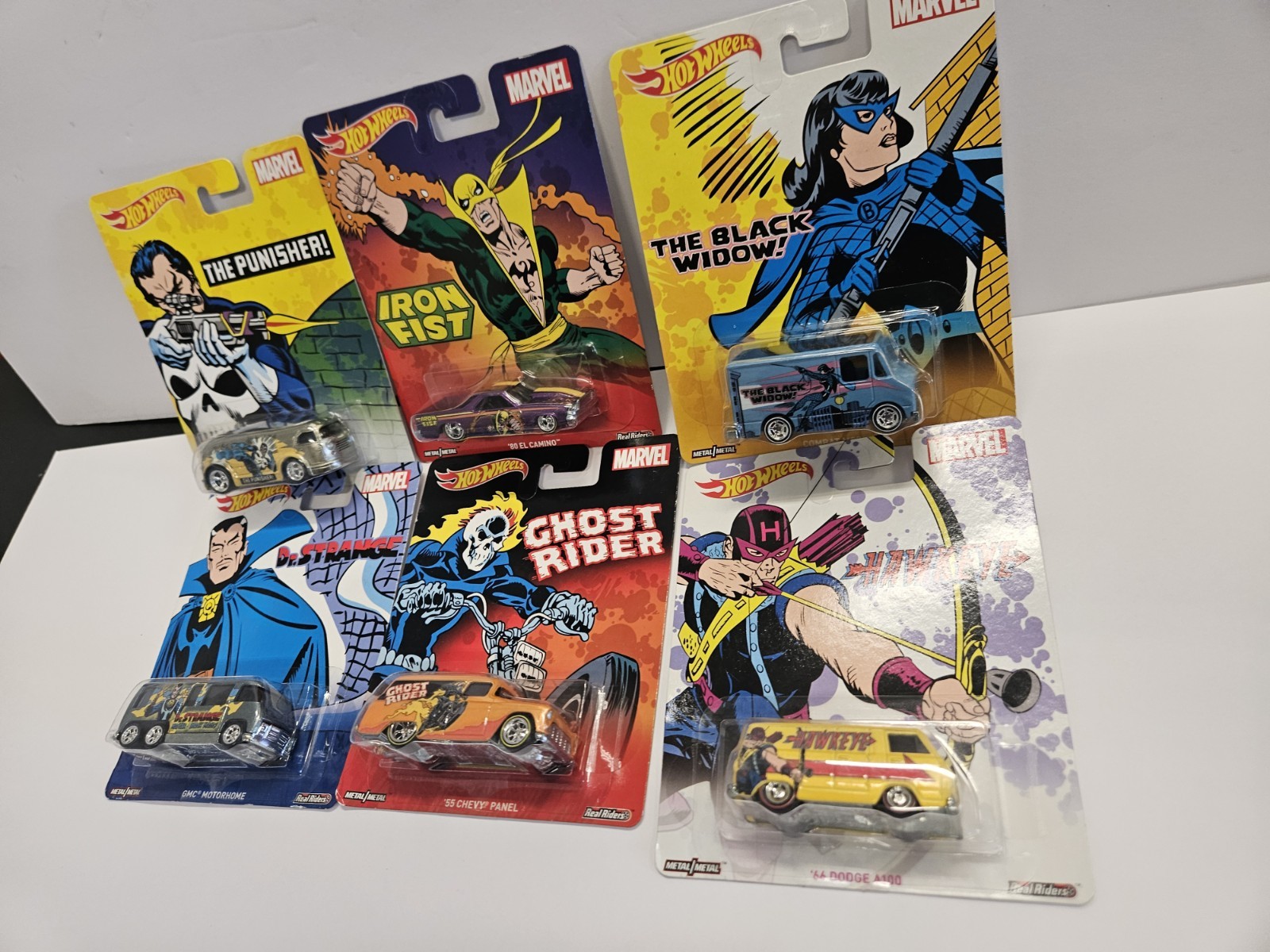 (6ct) Hot Wheels *** MARVEL COMICS *** Set !!!