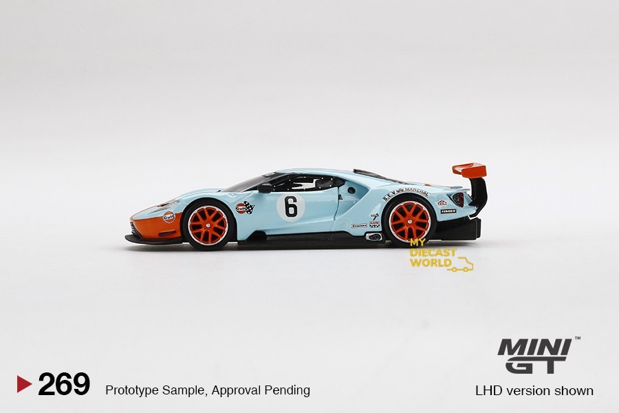1/64 Mini GT #269 Ford GT GTLM Gulf Racing Limited Edition MGT00269