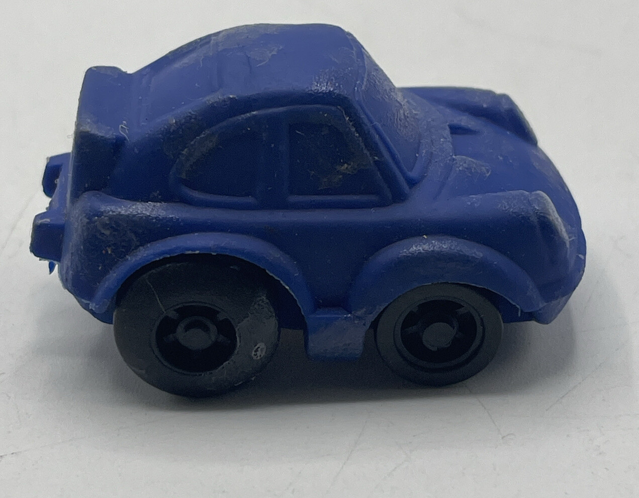 Vintage PORSCHE 930 BLUE RUBBER/PLASTIC PULL BACK FRICTION Sanrio