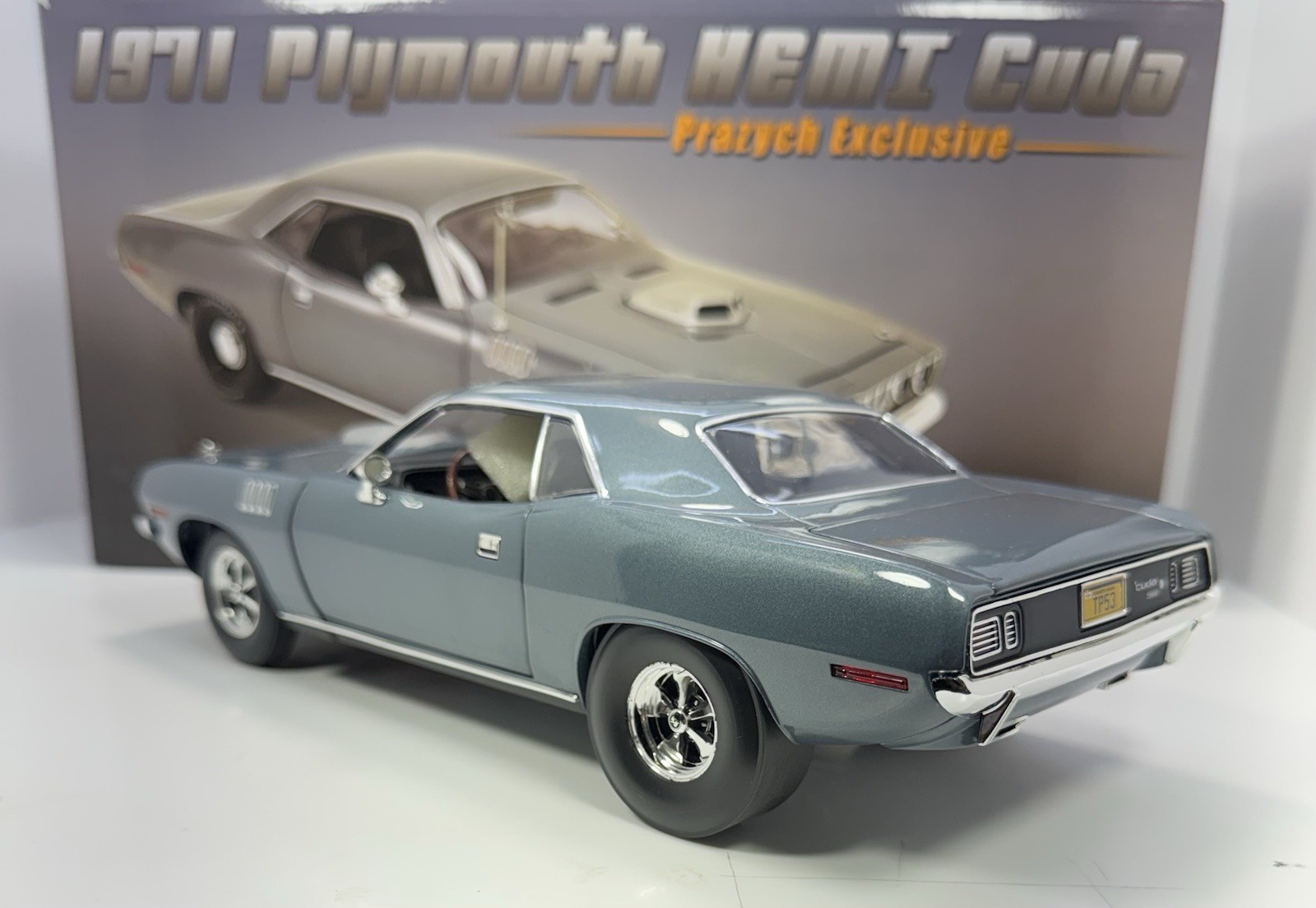ACME 1/18 Scale 1971 Plymouth HEMI Cuda “Pro Street Drag Version” 1 Of 1 Made