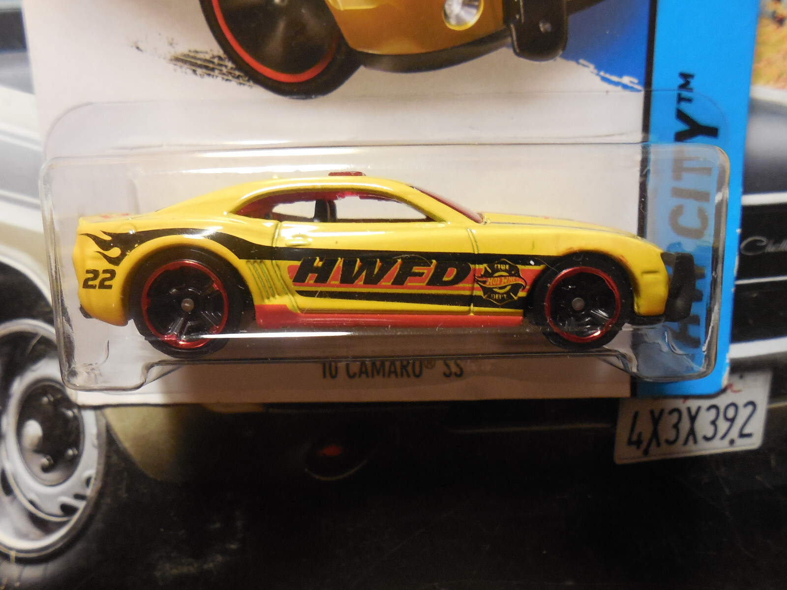 Hot Wheel ’10 Chevy Camaro SS LOT 4 HWPD Police FIRE CHIEF HWFD RESCUE CITY WORK