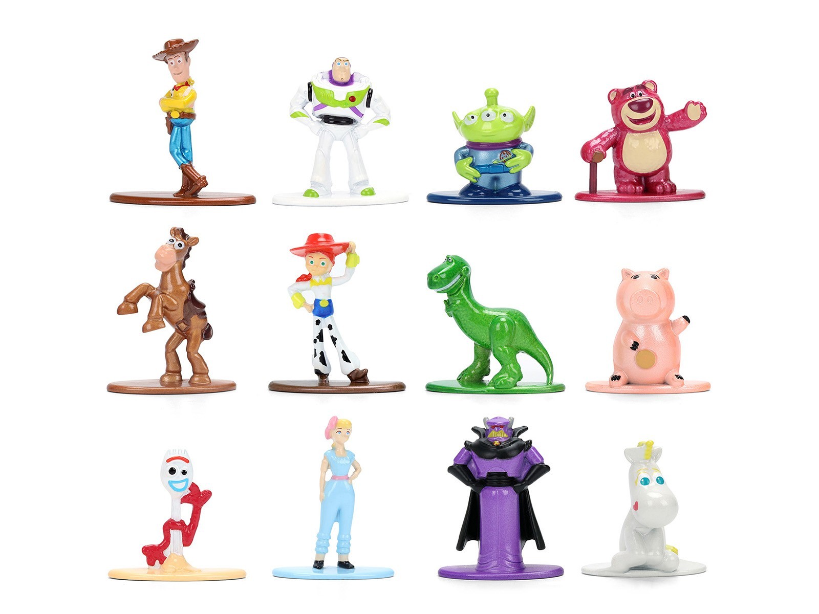 SET OF 12 DIECAST FIGURES “TOY STORY” NANO METALFIGS BY JADA 37362