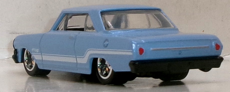 LOOSE 2026 HOT WHEELS 1:64 LIGHT BLUE ’63 CHEVY ll WHEEL SWAP REAL RIDERS