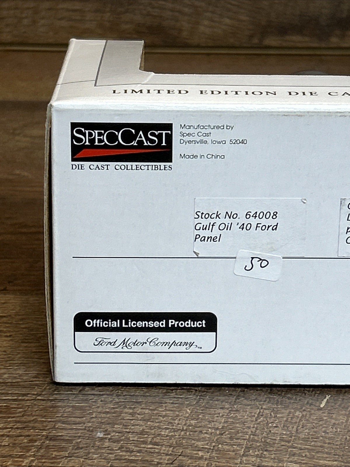 SpecCast – 1940 Ford “Gulf Oil” Panel (1:25 scale) [lot#126]