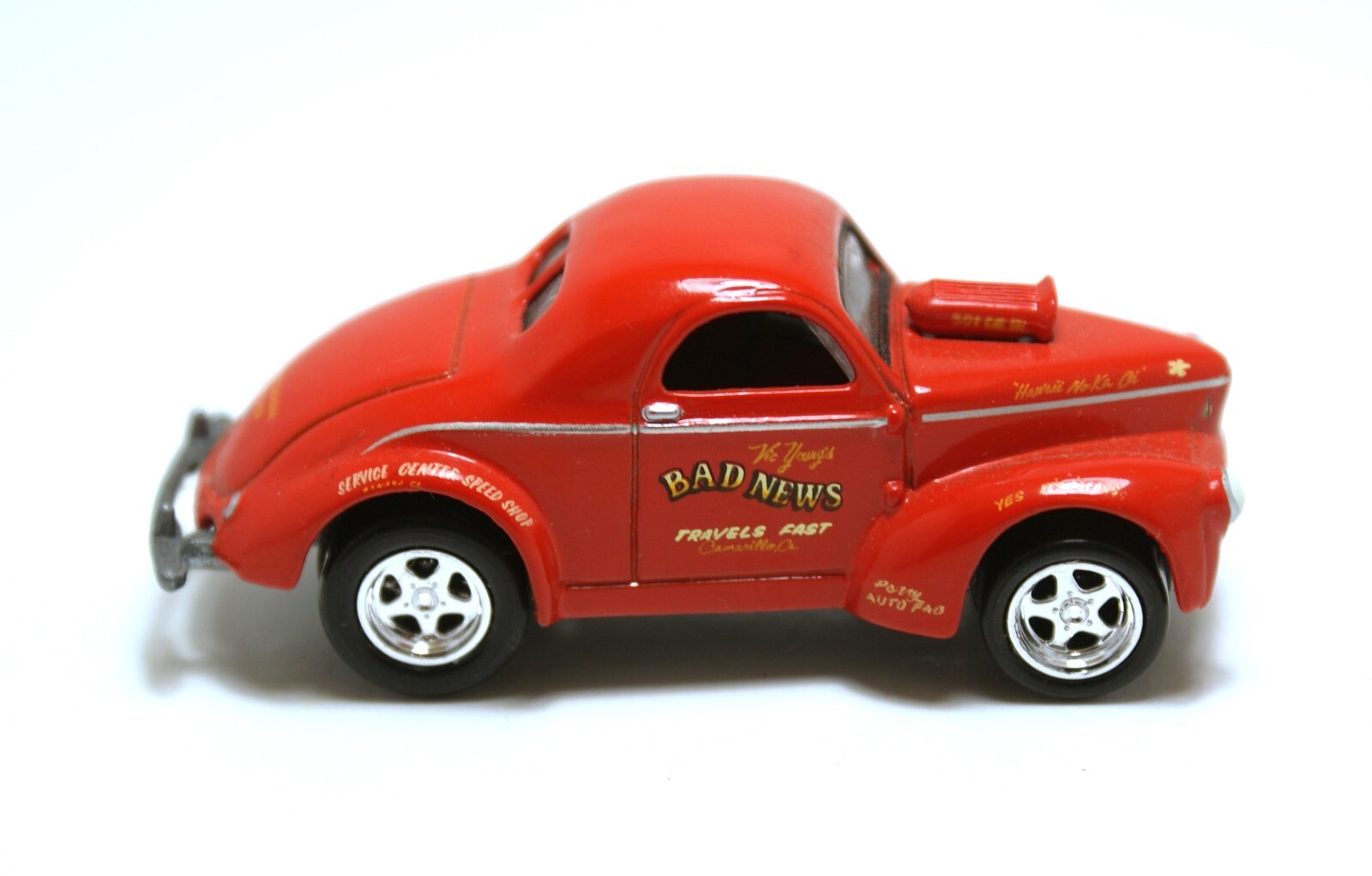 JL ’40 WILLYS VIC YOUNG’S “BAD NEWS TRAVELS FAST” NHRA GASSER DRAGSTER LIMITED