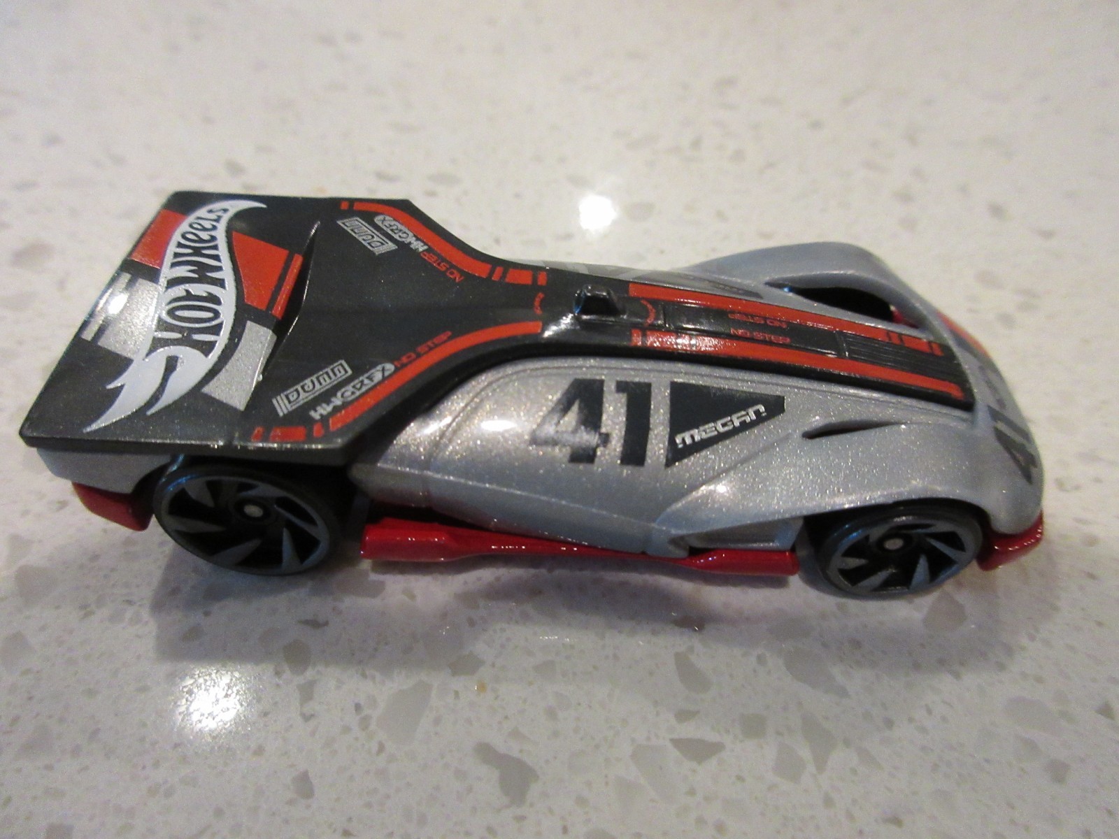 2023 Hot Wheels Rollin’ Solo Silver Black & Red 1:64 DIECAST Toy Race Car