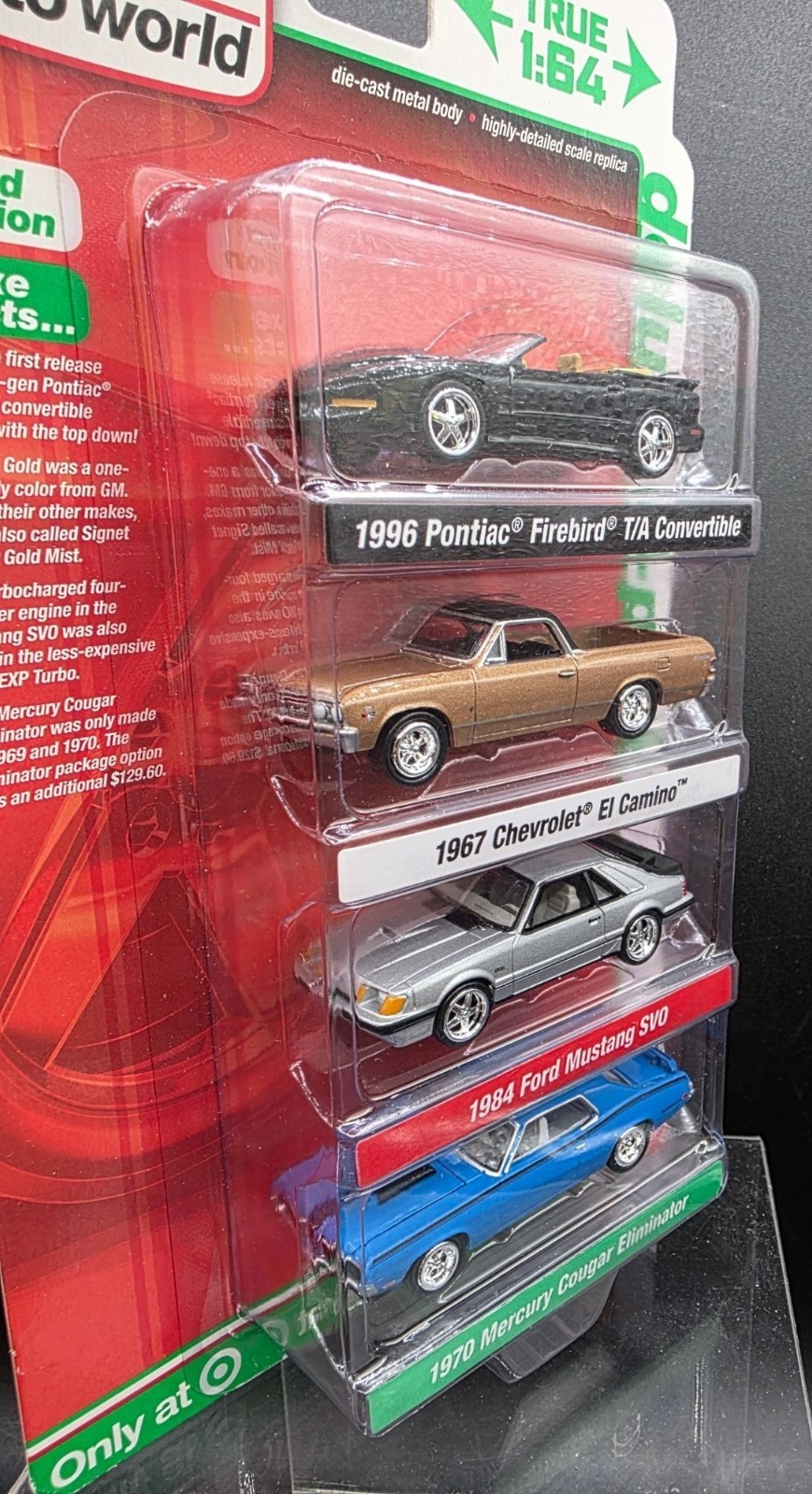 Auto World Deluxe 4-Pack Die-Cast 1:64 Scale Version A Models