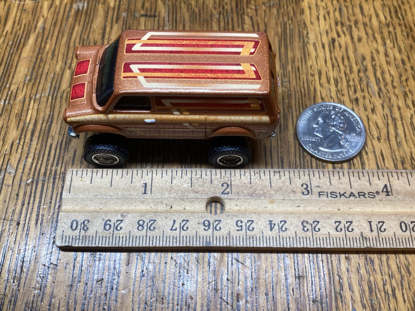 Ford Transit Supervan Lifted 4×4 Truck 1/64 Diecast Custom Hot Wheels Van