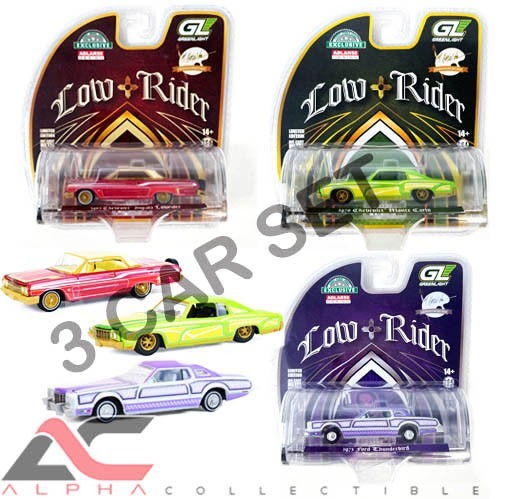 GREENLIGHT 2020001-02-03 1:64 3 CAR SET LOWRIDER MICHAEL HERALDA HOBBY EXCLUSIVE