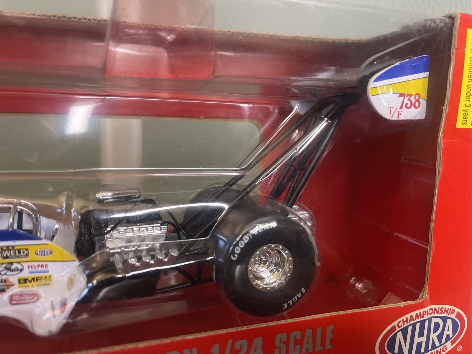 NHRA Racing Champions 1996 Premier Edition 1/24 top fuel dragster Labae