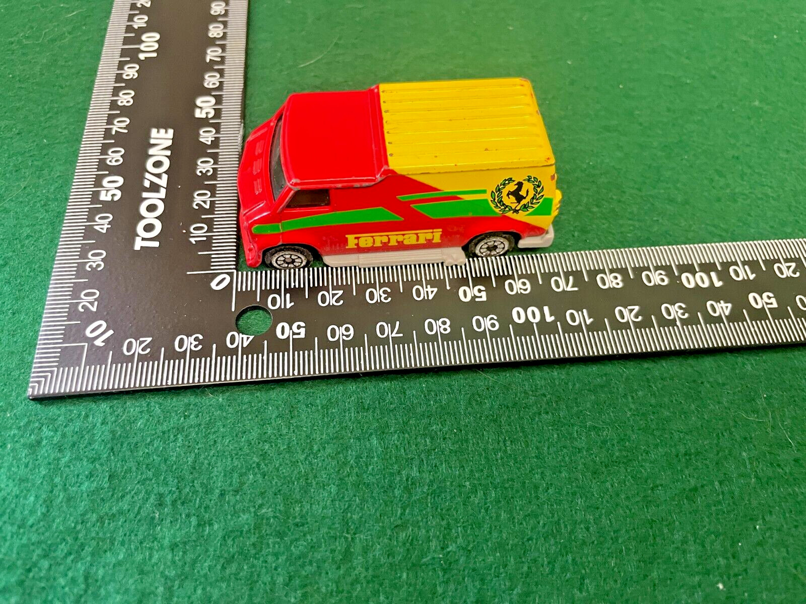CORGI HOT ROD CUSTOM VAN FERRARI RARE 1:64 RED & YELLOW 36