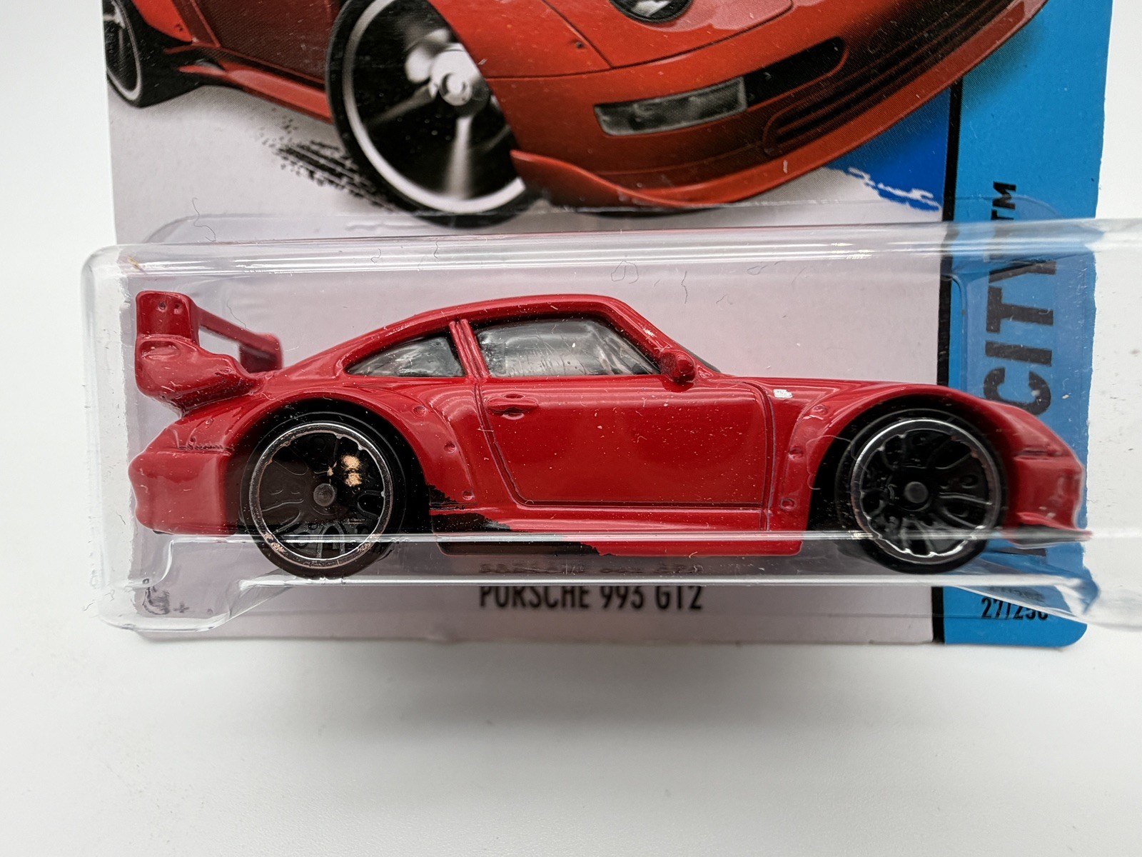 Hot Wheels Porsche 993 GT2 Lot Red / White / Blue in Protectors Nice!