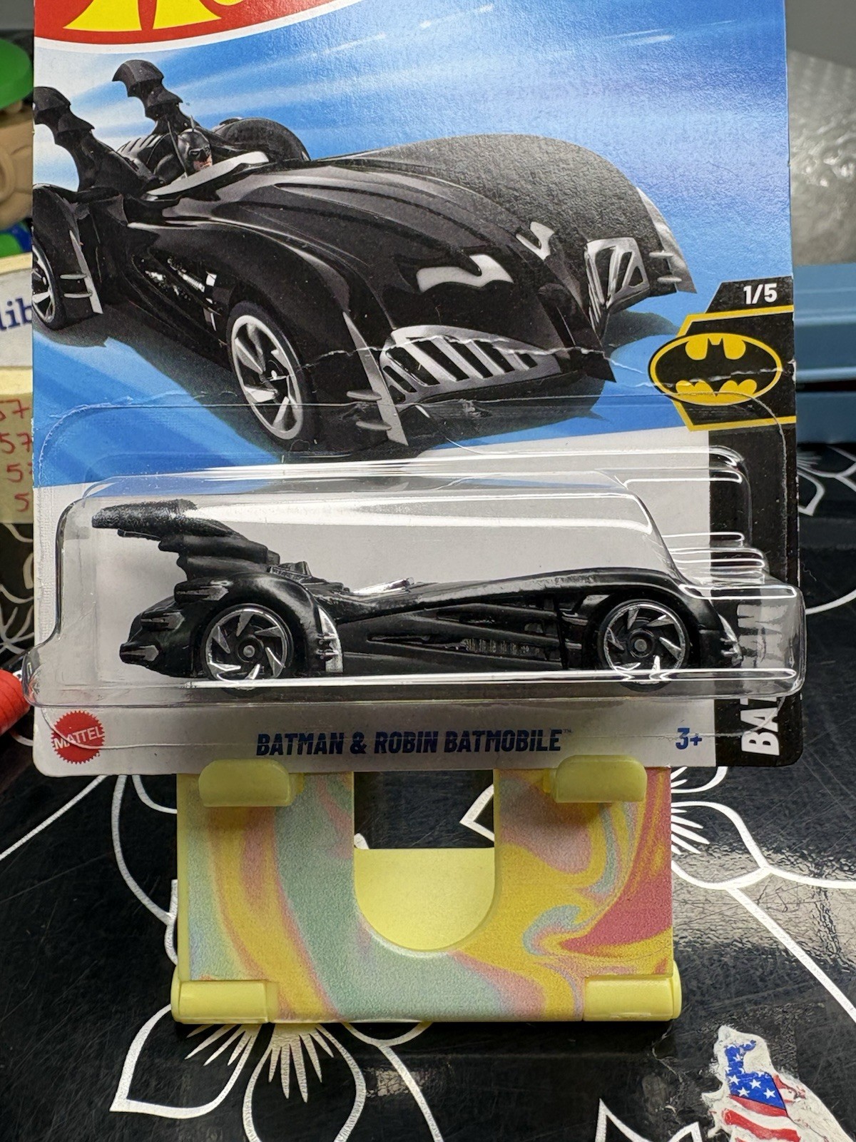Hot Wheels Batman & Robin Batmobile Hw Batman 2/250