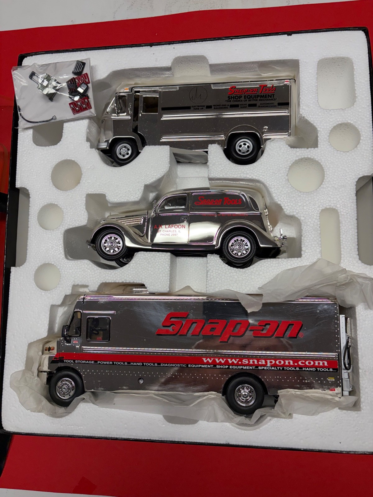 Snap On 3 piece Chrome Collectible Series MT55