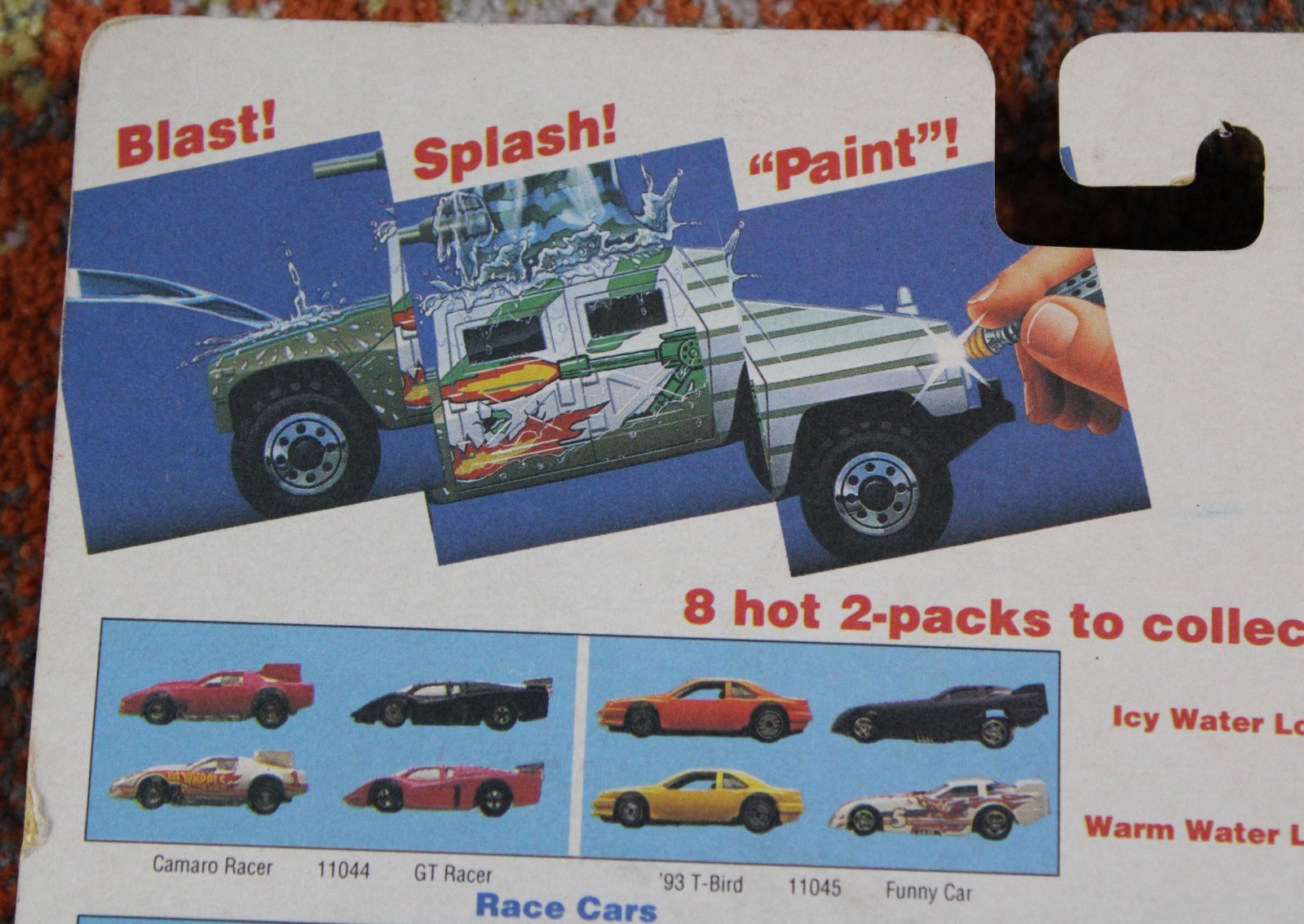 Mattel Hot Wheels1993 Color FX Military Machines #11043