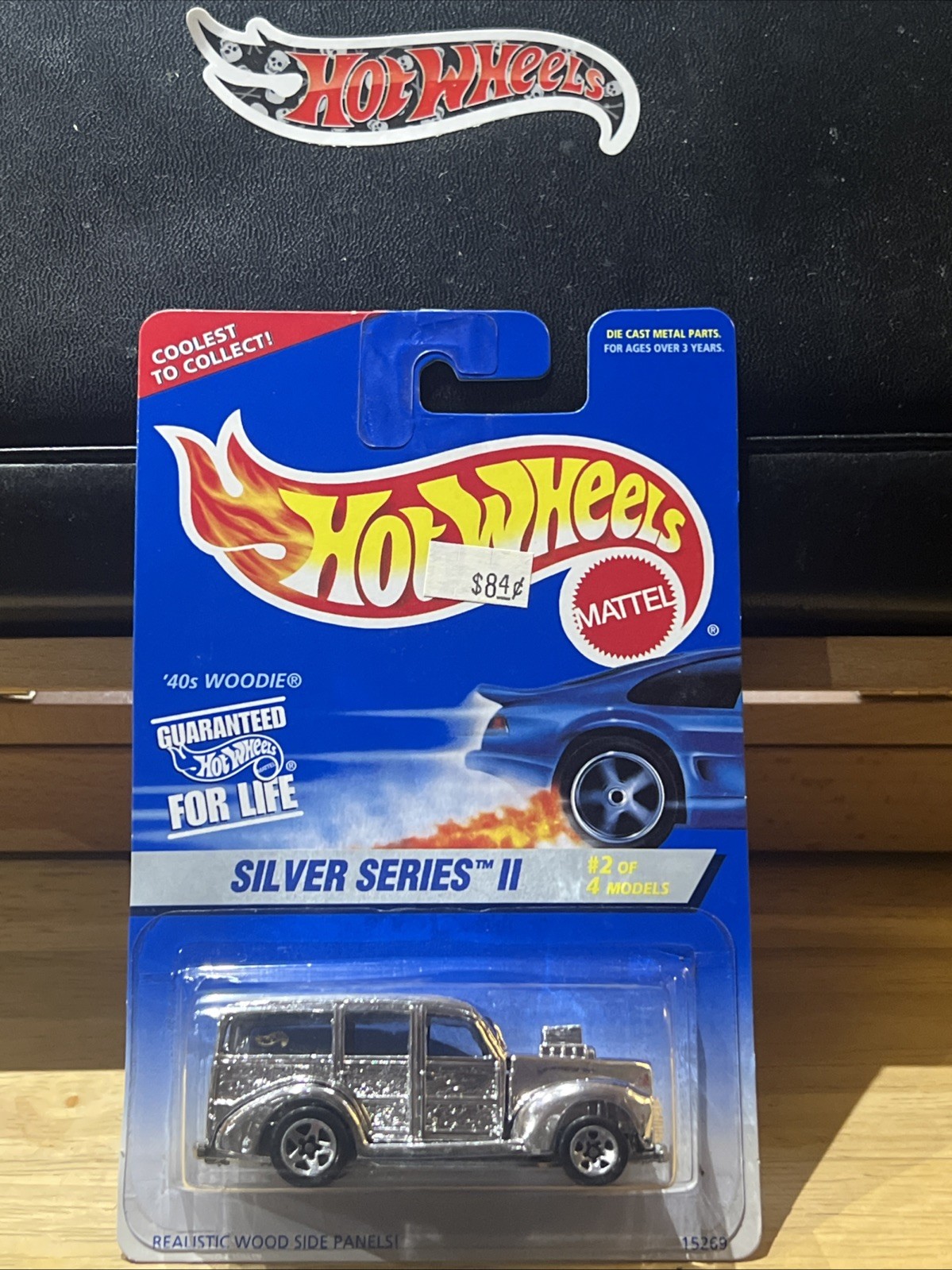 Hot Wheels 1940’s Ford Woodie Wagon. Rare,VHTF! ’96 Silver Series II #2 of 4.