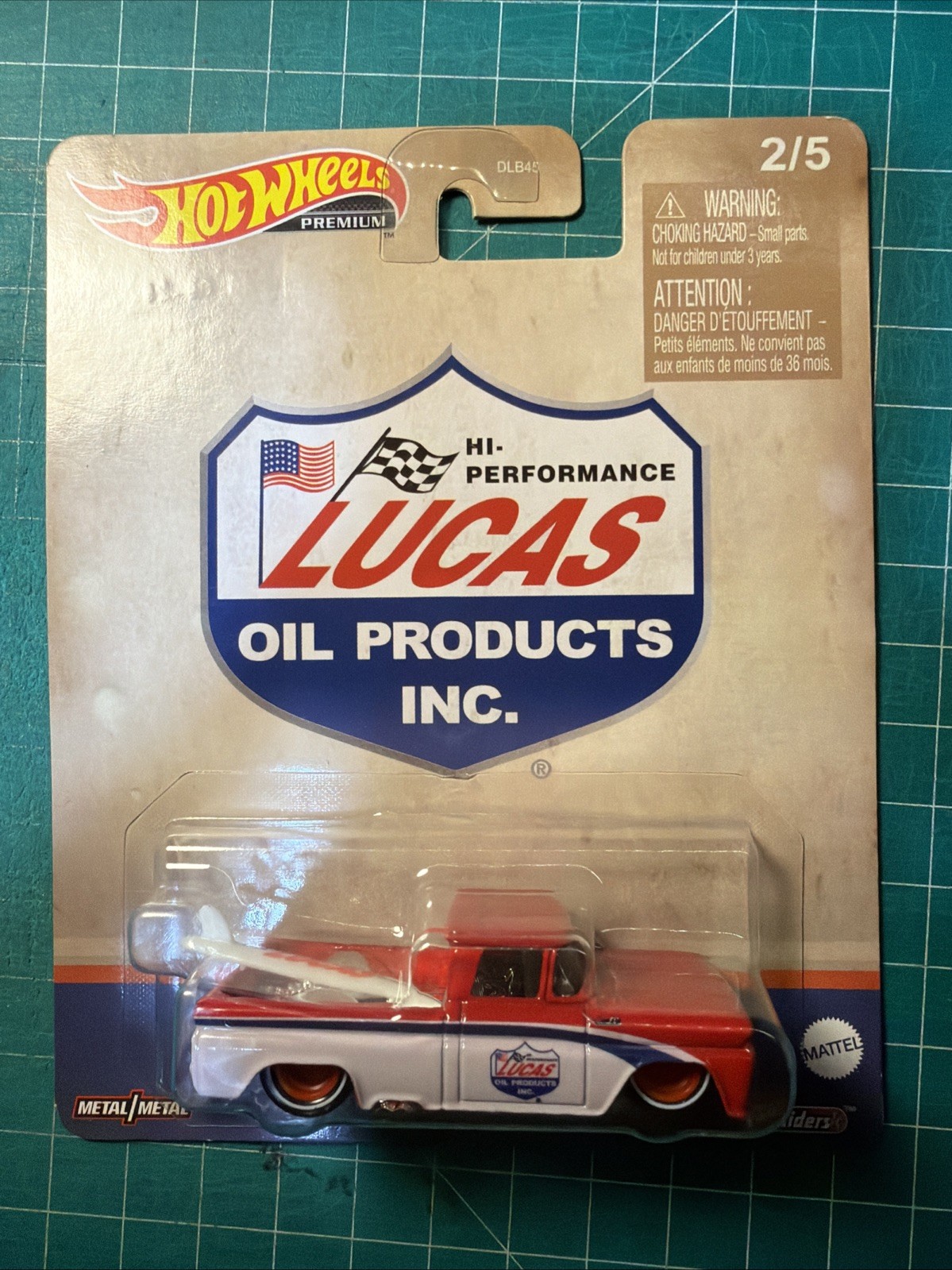 NEW 2023 HotWheels Pop Culture Custom ’62 Chevy Pickup Lucas Oil