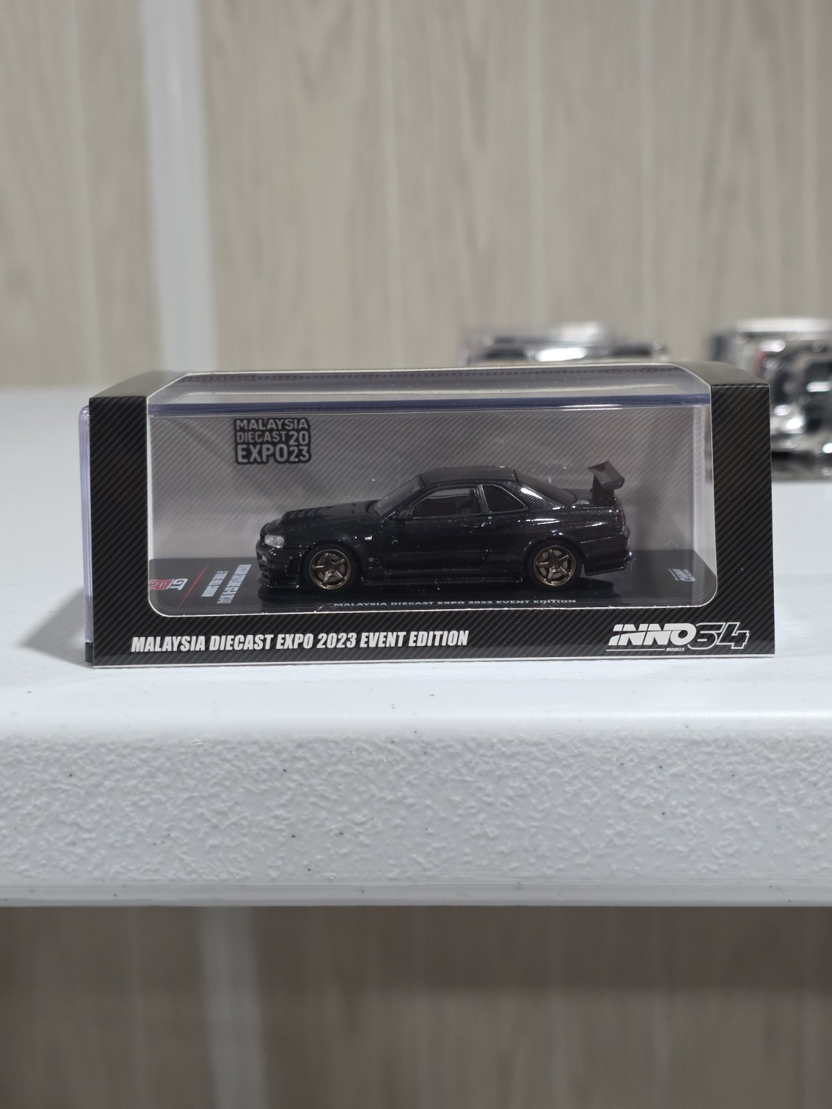 INNO64 1/64 Nissan Skyline GT-R R34 Z-TUNE Full Carbon Malaysia EXPO 2023 INNO