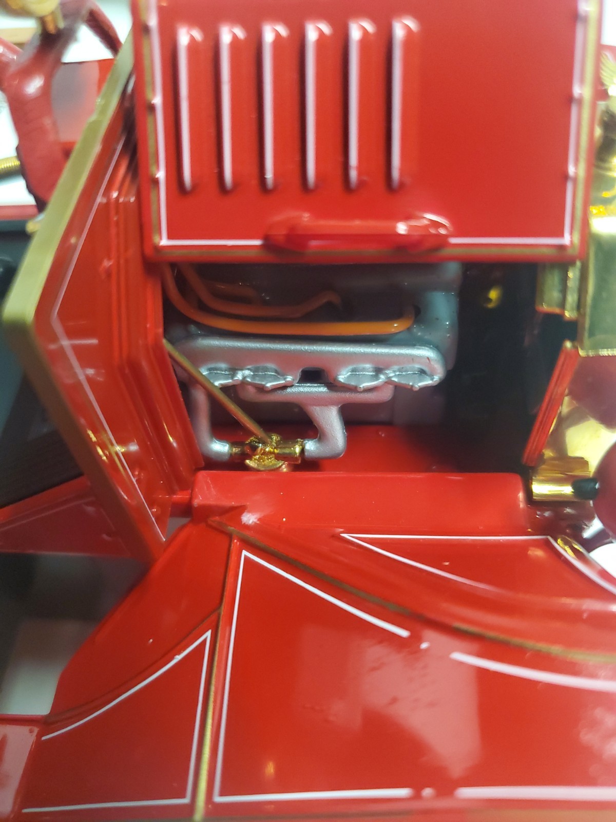 FIRE TRUCK 1916 FORD MODEL T FIRE ENGINE FRANKLIN MINT 1:16 Read Description