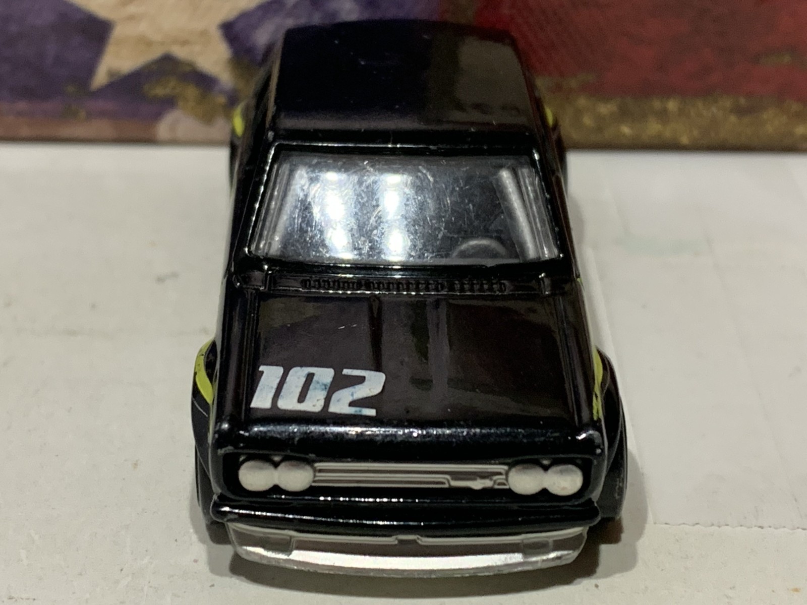 HOT WHEELS DATSUN BLUEBIRD 510. 2009 NEW MODELS. BLACK/YELLOW #102. LOOSE