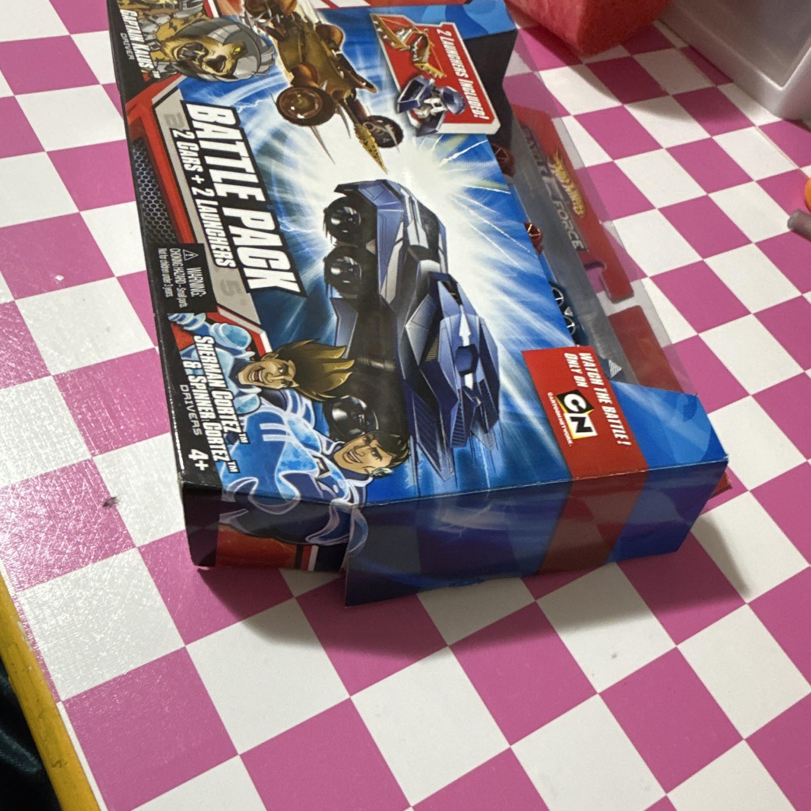 Hot Wheels Battle Force 5 Battle Pack 2 Cars + 2 Launchers Unopened Box