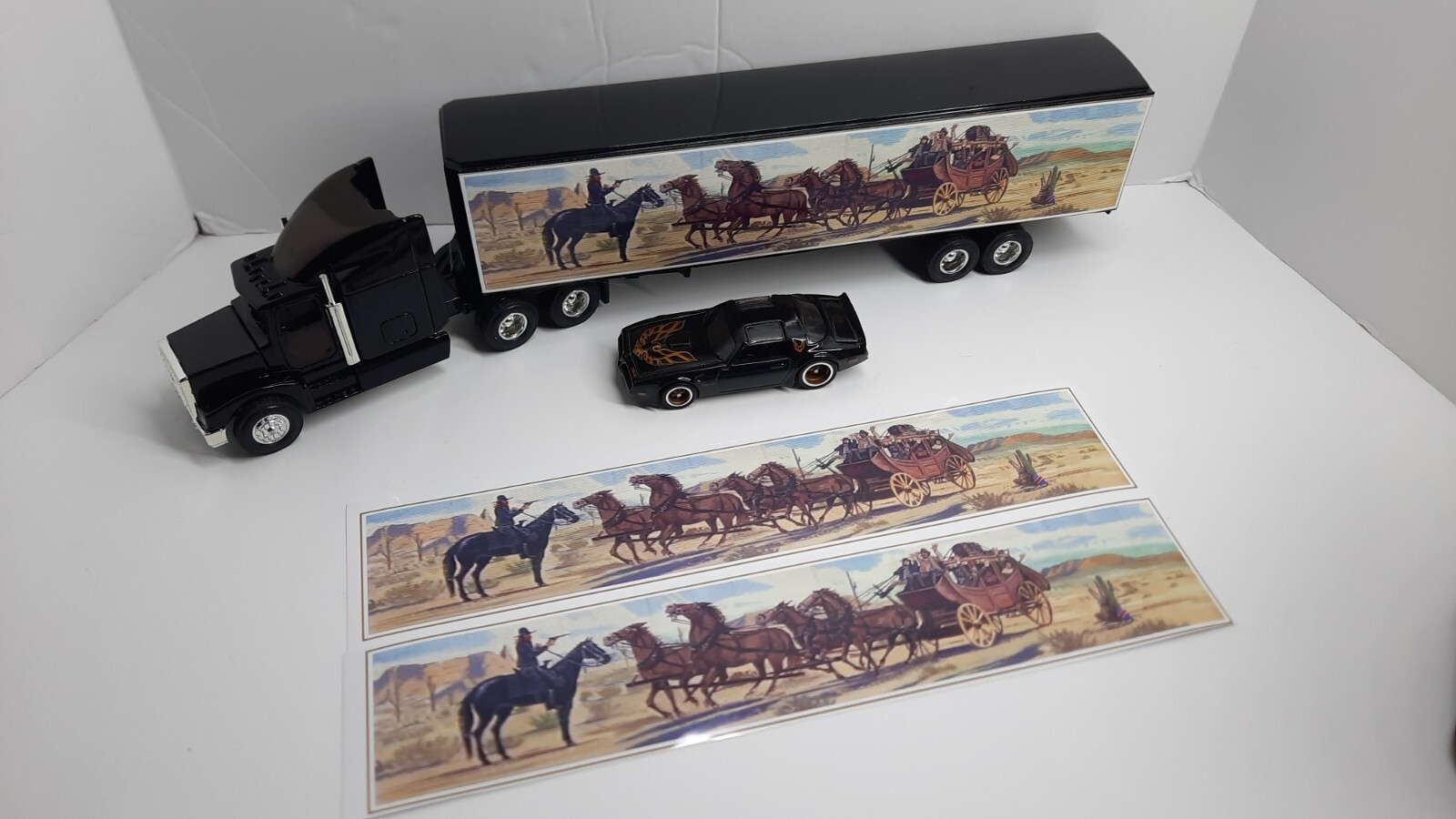 1/64th scale-Smokey & the Bandit- Snowman- Semi Trailer- set of 2 stickers only
