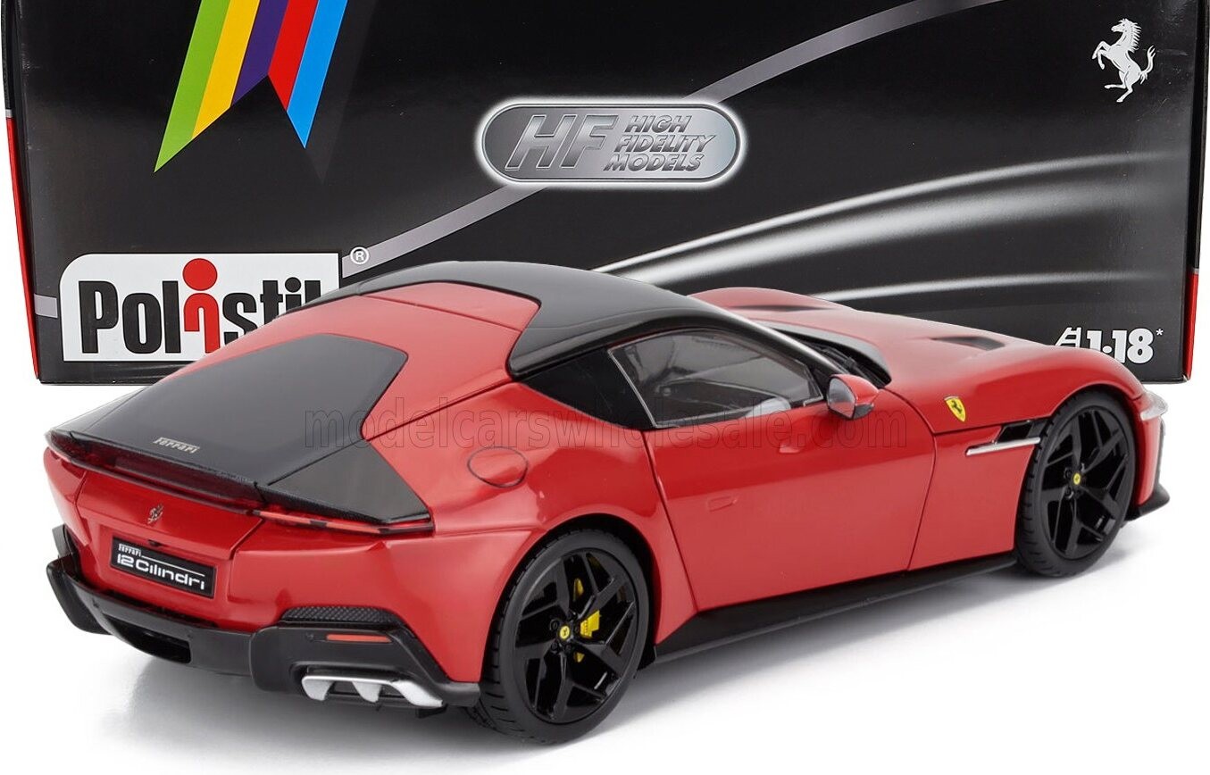 2024 Ferrari 12Cilindri Ferrari Red High Fidelity in 1:18 scale by POLISTIL