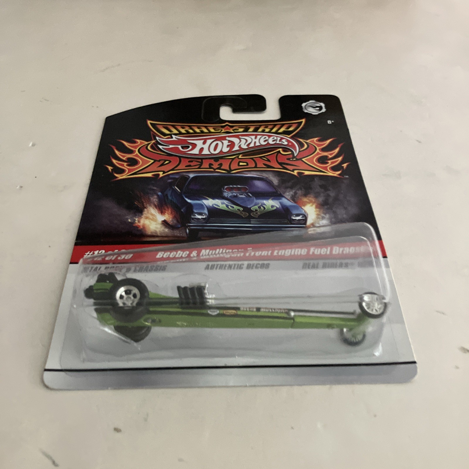 HOT WHEELS Drag Strip Demons Beebe & Mulligan Front Engine Fuel Dragster 12/30